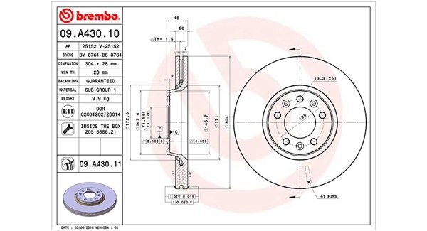 MAGNETI MARELLI Bremžu diski 360406075700